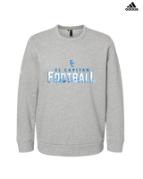 El Capitan HS Football Splatter - Mens Adidas Crewneck