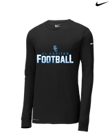 El Capitan HS Football Splatter - Mens Nike Longsleeve