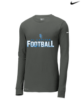 El Capitan HS Football Splatter - Mens Nike Longsleeve