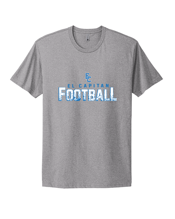 El Capitan HS Football Splatter - Mens Select Cotton T-Shirt