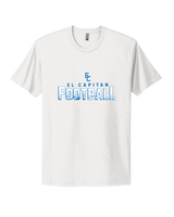 El Capitan HS Football Splatter - Mens Select Cotton T-Shirt
