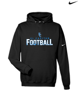El Capitan HS Football Splatter - Nike Club Fleece Hoodie