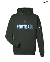 El Capitan HS Football Splatter - Nike Club Fleece Hoodie