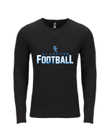 El Capitan HS Football Splatter - Tri-Blend Long Sleeve