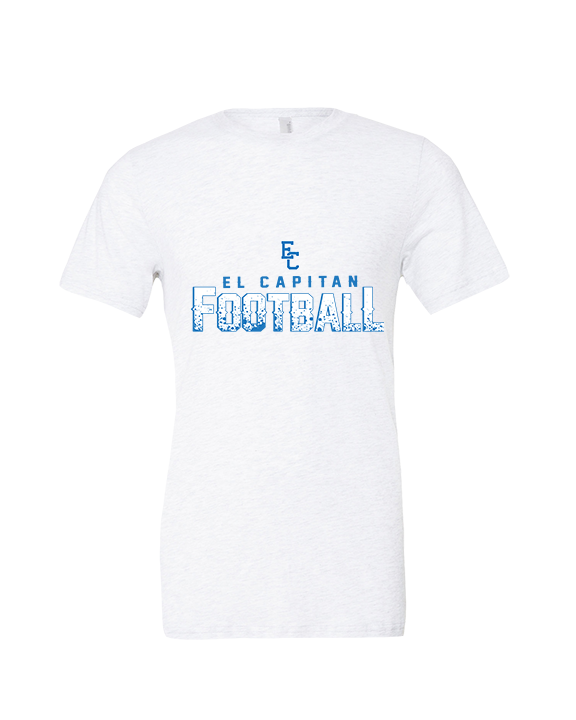 El Capitan HS Football Splatter - Tri-Blend Shirt