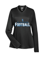 El Capitan HS Football Splatter - Womens Performance Longsleeve