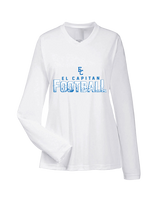 El Capitan HS Football Splatter - Womens Performance Longsleeve