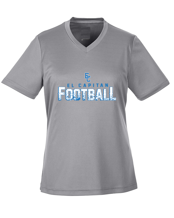 El Capitan HS Football Splatter - Womens Performance Shirt