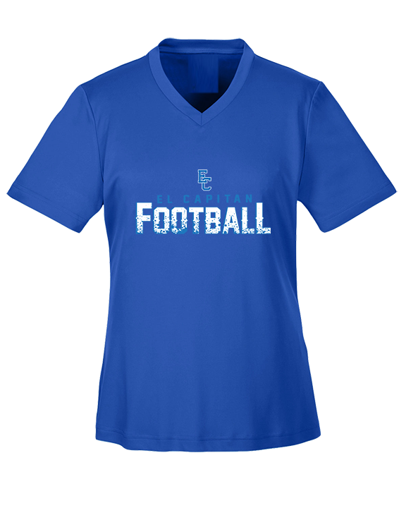 El Capitan HS Football Splatter - Womens Performance Shirt