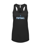 El Capitan HS Football Splatter - Womens Tank Top