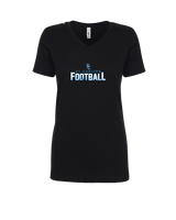 El Capitan HS Football Splatter - Womens Vneck