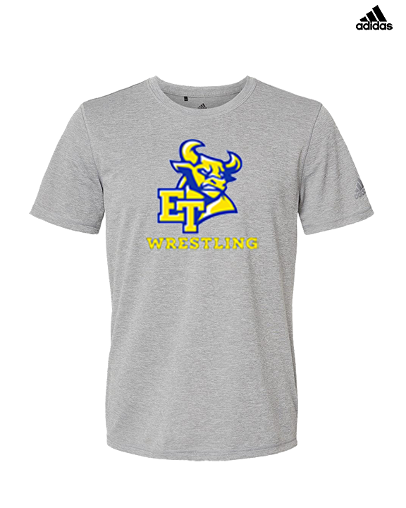 El Toro HS Boys Wrestling Bull 2 - Mens Adidas Performance Shirt