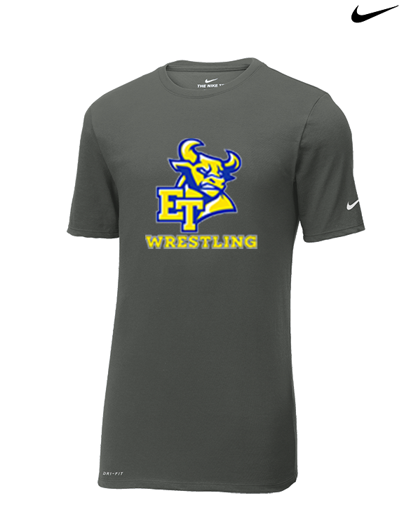 El Toro HS Boys Wrestling Bull 2 - Mens Nike Cotton Poly Tee