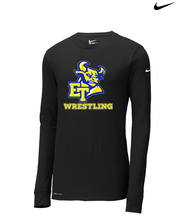El Toro HS Boys Wrestling Bull 2 - Mens Nike Longsleeve