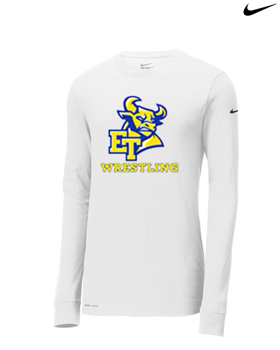El Toro HS Boys Wrestling Bull 2 - Mens Nike Longsleeve
