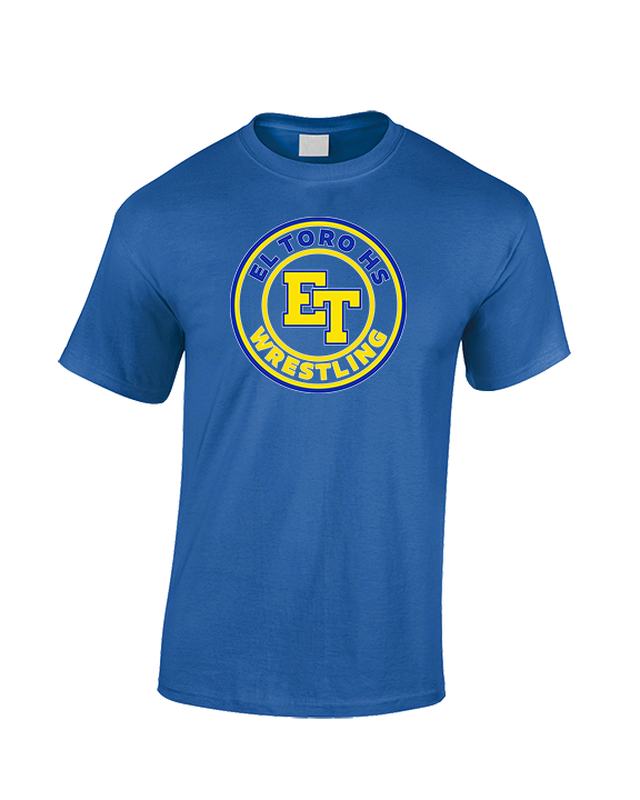 El Toro HS Boys Wrestling Circle - Cotton T-Shirt