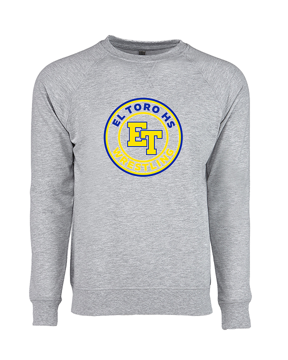 El Toro HS Boys Wrestling Circle - Crewneck Sweatshirt