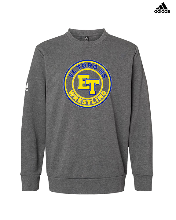 El Toro HS Boys Wrestling Circle - Mens Adidas Crewneck