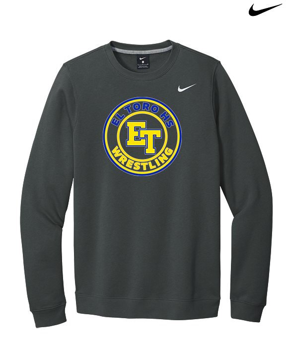 El Toro HS Boys Wrestling Circle - Mens Nike Crewneck