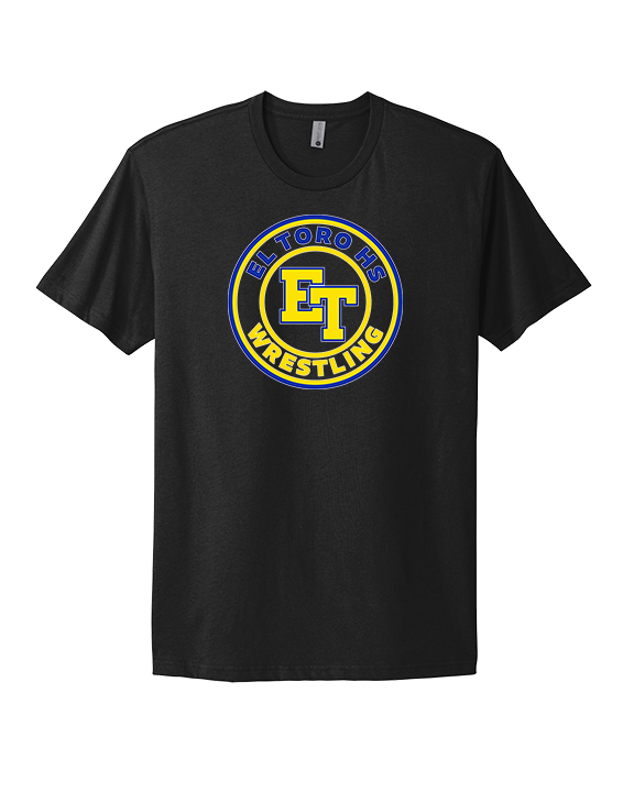 El Toro HS Boys Wrestling Circle - Mens Select Cotton T-Shirt
