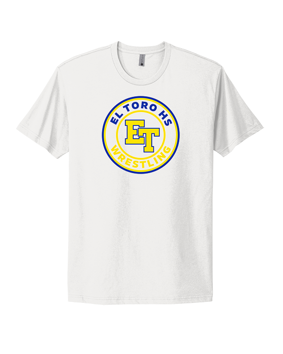 El Toro HS Boys Wrestling Circle - Mens Select Cotton T-Shirt