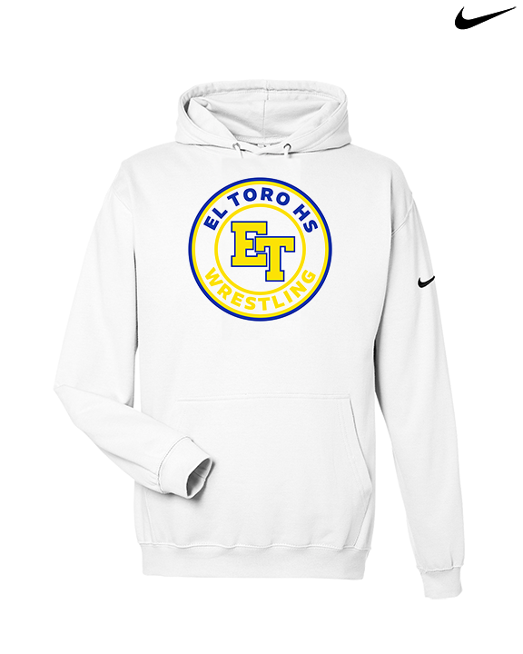 El Toro HS Boys Wrestling Circle - Nike Club Fleece Hoodie