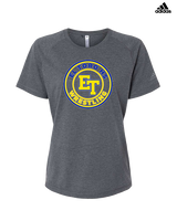 El Toro HS Boys Wrestling Circle - Womens Adidas Performance Shirt