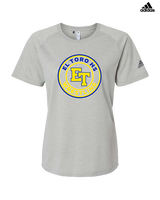 El Toro HS Boys Wrestling Circle - Womens Adidas Performance Shirt