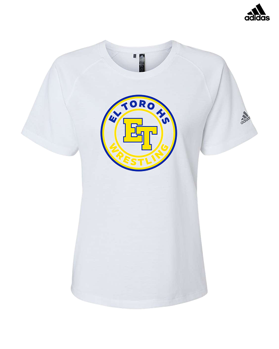 El Toro HS Boys Wrestling Circle - Womens Adidas Performance Shirt