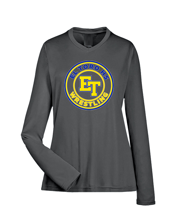El Toro HS Boys Wrestling Circle - Womens Performance Longsleeve
