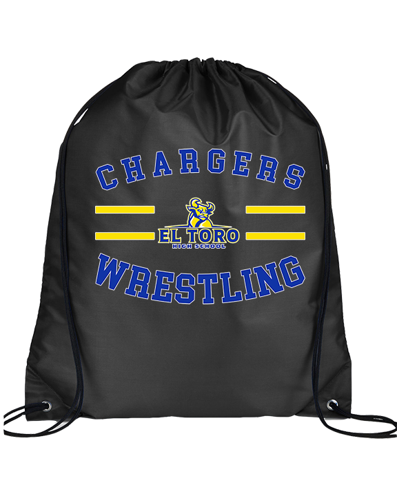 El Toro HS Boys Wrestling Curve - Drawstring Bag