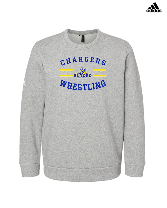 El Toro HS Boys Wrestling Curve - Mens Adidas Crewneck