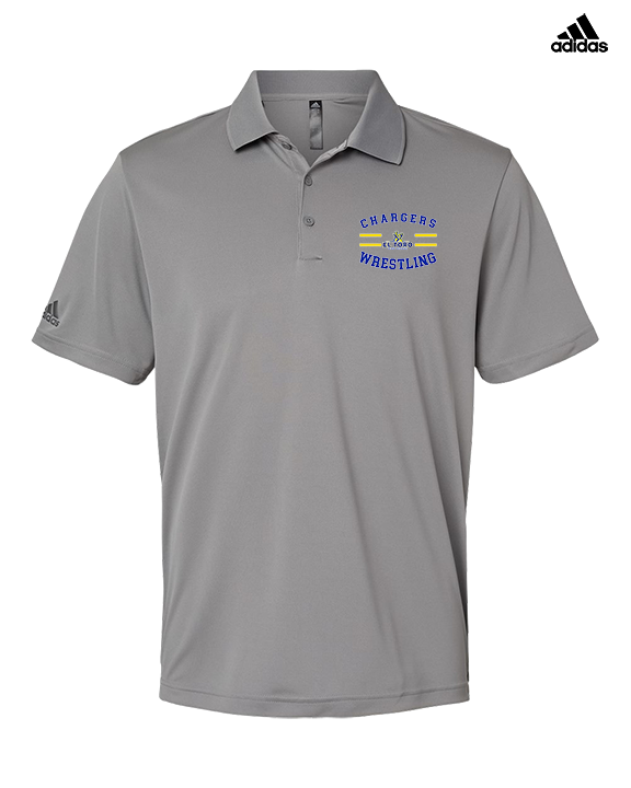 El Toro HS Boys Wrestling Curve - Mens Adidas Polo