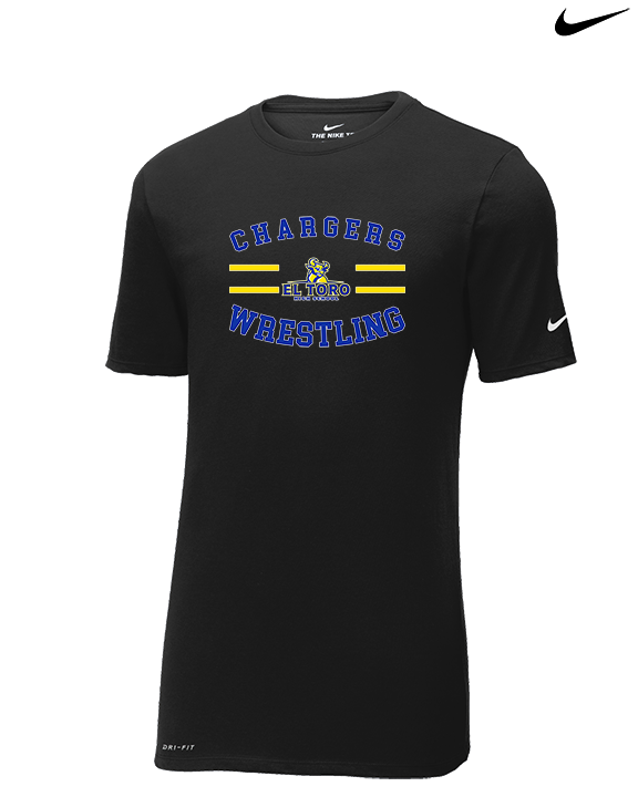 El Toro HS Boys Wrestling Curve - Mens Nike Cotton Poly Tee