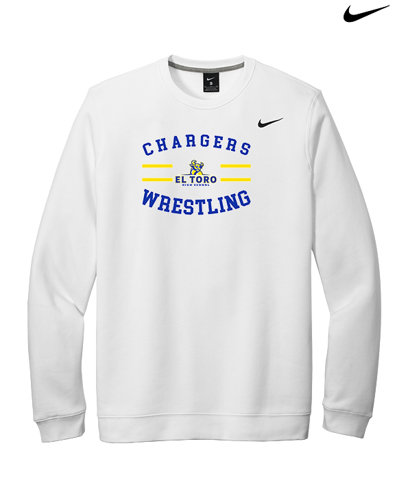 El Toro HS Boys Wrestling Curve - Mens Nike Crewneck