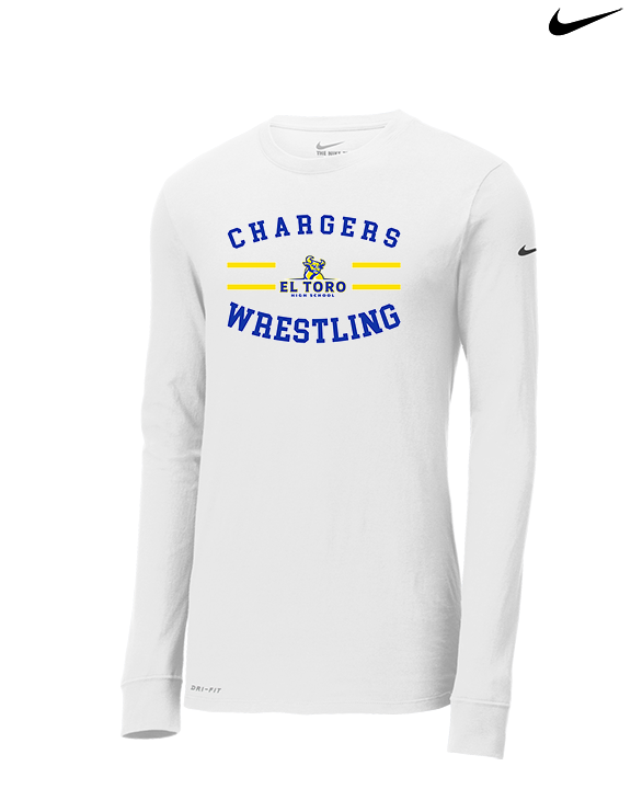 El Toro HS Boys Wrestling Curve - Mens Nike Longsleeve