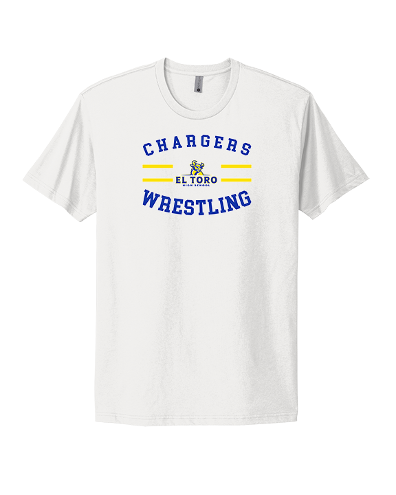 El Toro HS Boys Wrestling Curve - Mens Select Cotton T-Shirt