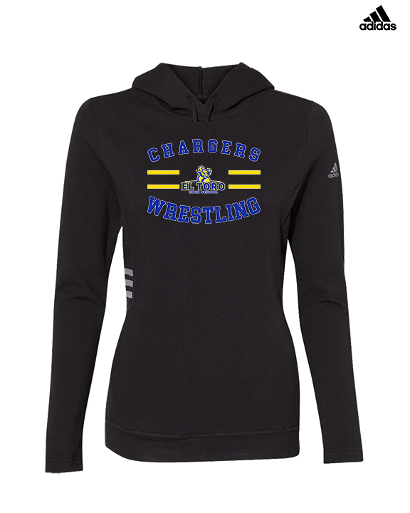 El Toro HS Boys Wrestling Curve - Womens Adidas Hoodie