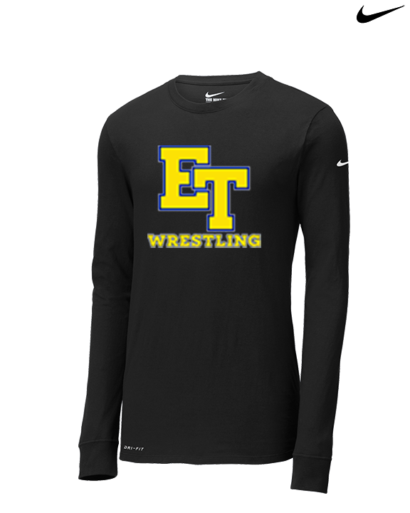 El Toro HS Boys Wrestling ET 2 - Mens Nike Longsleeve