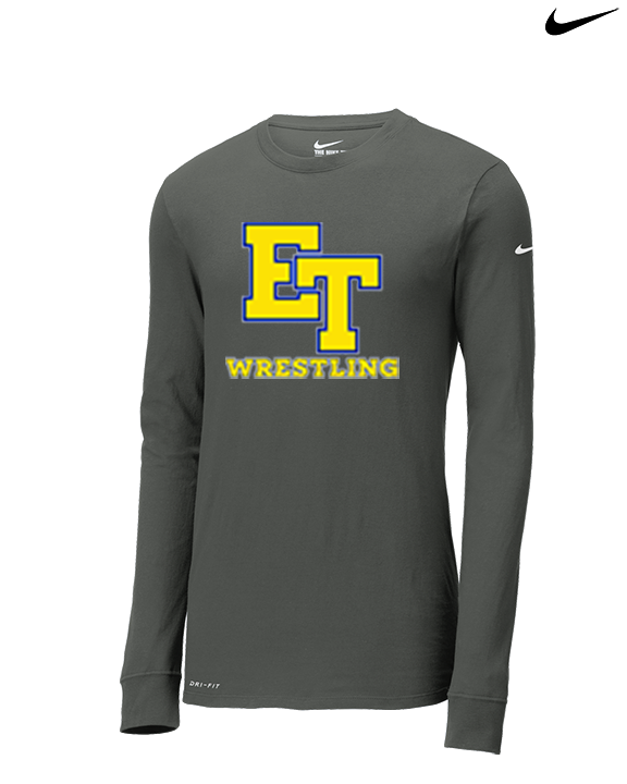 El Toro HS Boys Wrestling ET 2 - Mens Nike Longsleeve