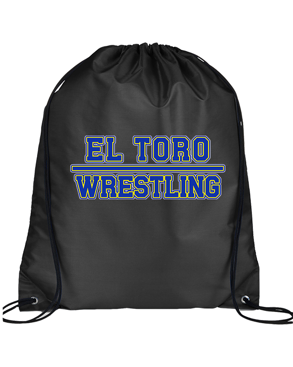 El Toro HS Boys Wrestling Wrestling - Drawstring Bag