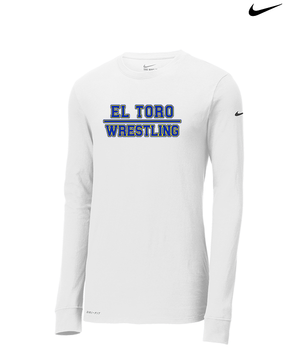 El Toro HS Boys Wrestling Wrestling - Mens Nike Longsleeve