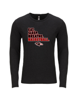 Empire HS Boys Basketball Eat Sleep Breathe - Tri-Blend Long Sleeve