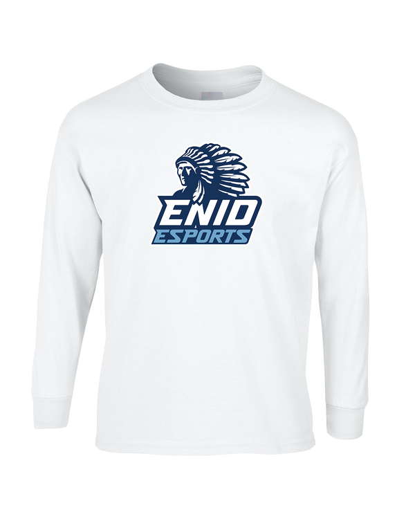 Enid HS Esports Logo - Mens Basic Cotton Long Sleeve