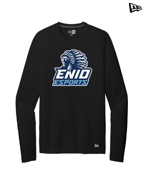 Enid HS Esports Logo - New Era Long Sleeve Crew