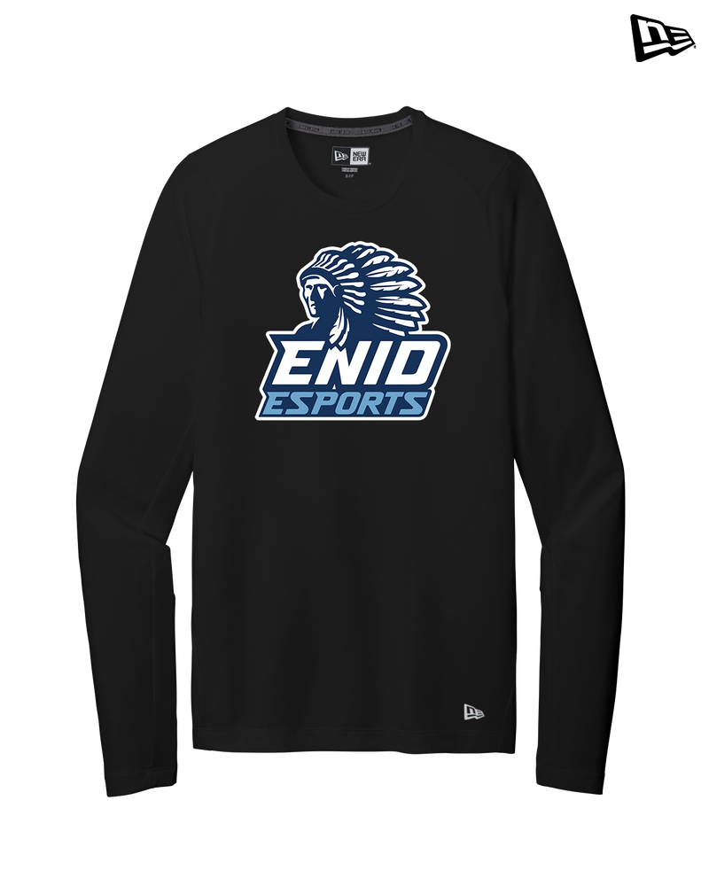 Enid HS Esports Logo - New Era Long Sleeve Crew