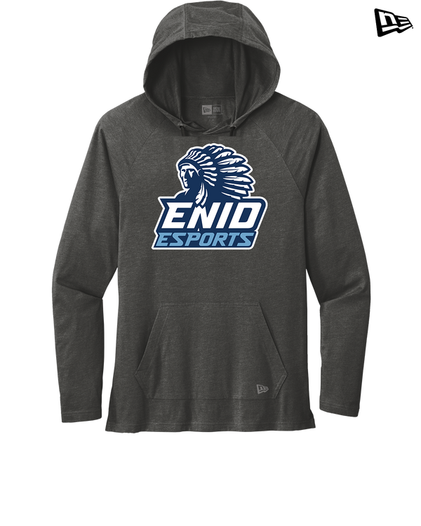 Enid HS Esports Logo - New Era Tri Blend Hoodie