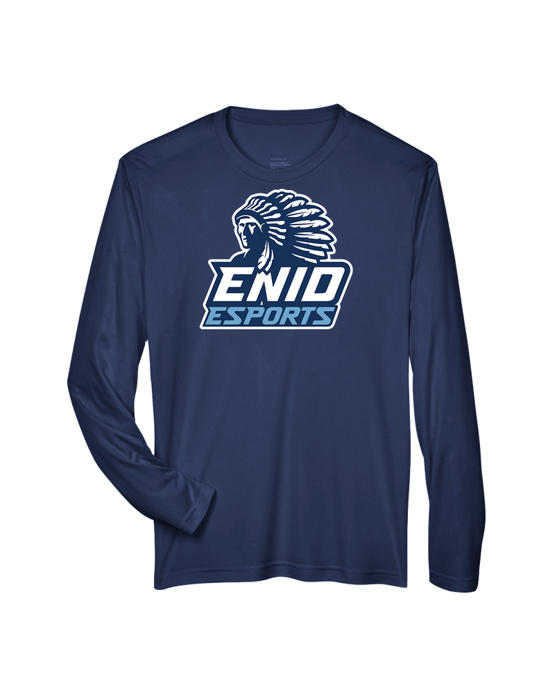 Enid HS Esports Logo - Performance Long Sleeve
