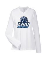 Enid HS Esports Logo - Womens Performance Long Sleeve