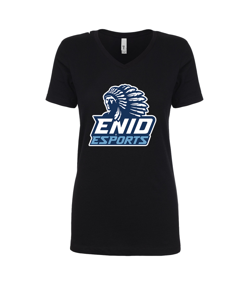 Enid HS Esports Logo - Womens V-Neck